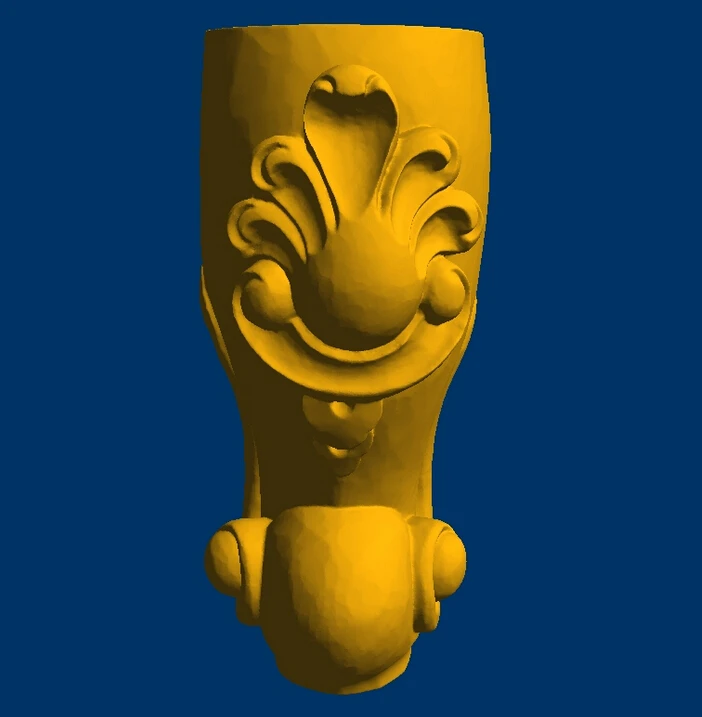 

New 3D models in STL relief for CNC furniture food tablet leg_41