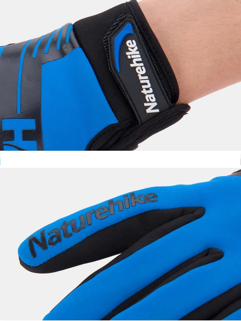 Naturehike унисекс Открытый тепловой перчатки Comfortabl Сенсорный экран перчатки для пешего туризма езда вождения NH23S014-T