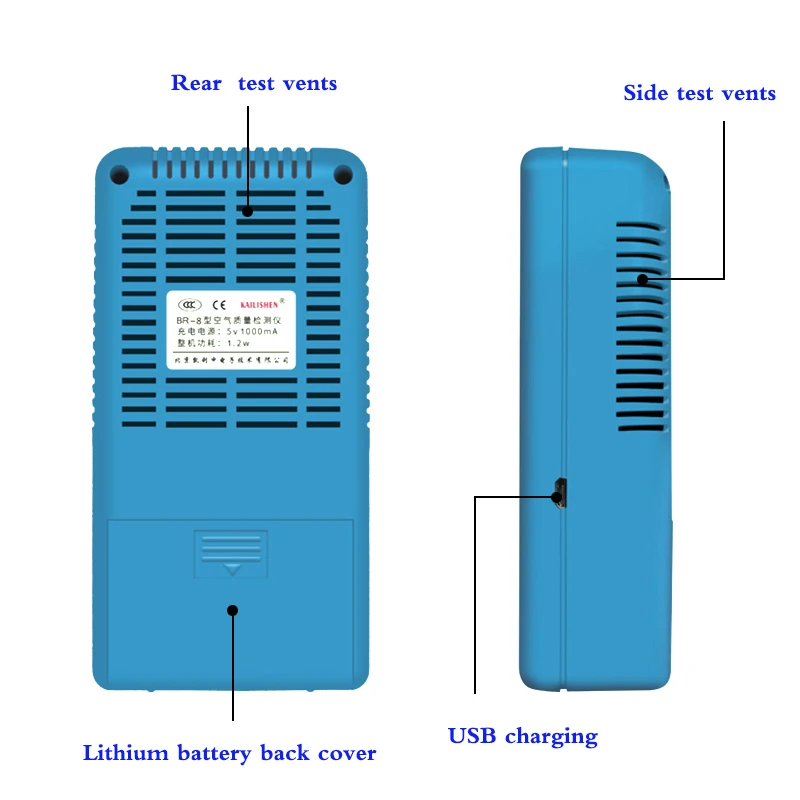 9 в 1 английское меню PM1.0 PM 2,5 PM10 анализатор газа 9 видов детектор частиц Измеритель температуры и влажности детектор газа гигрометр