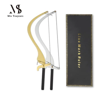 

Microblading Line Marker Ruler For Eyebrows Micropigmentation Tattoo Measuring Permanent Makeup Brows Measure Tool with Thread