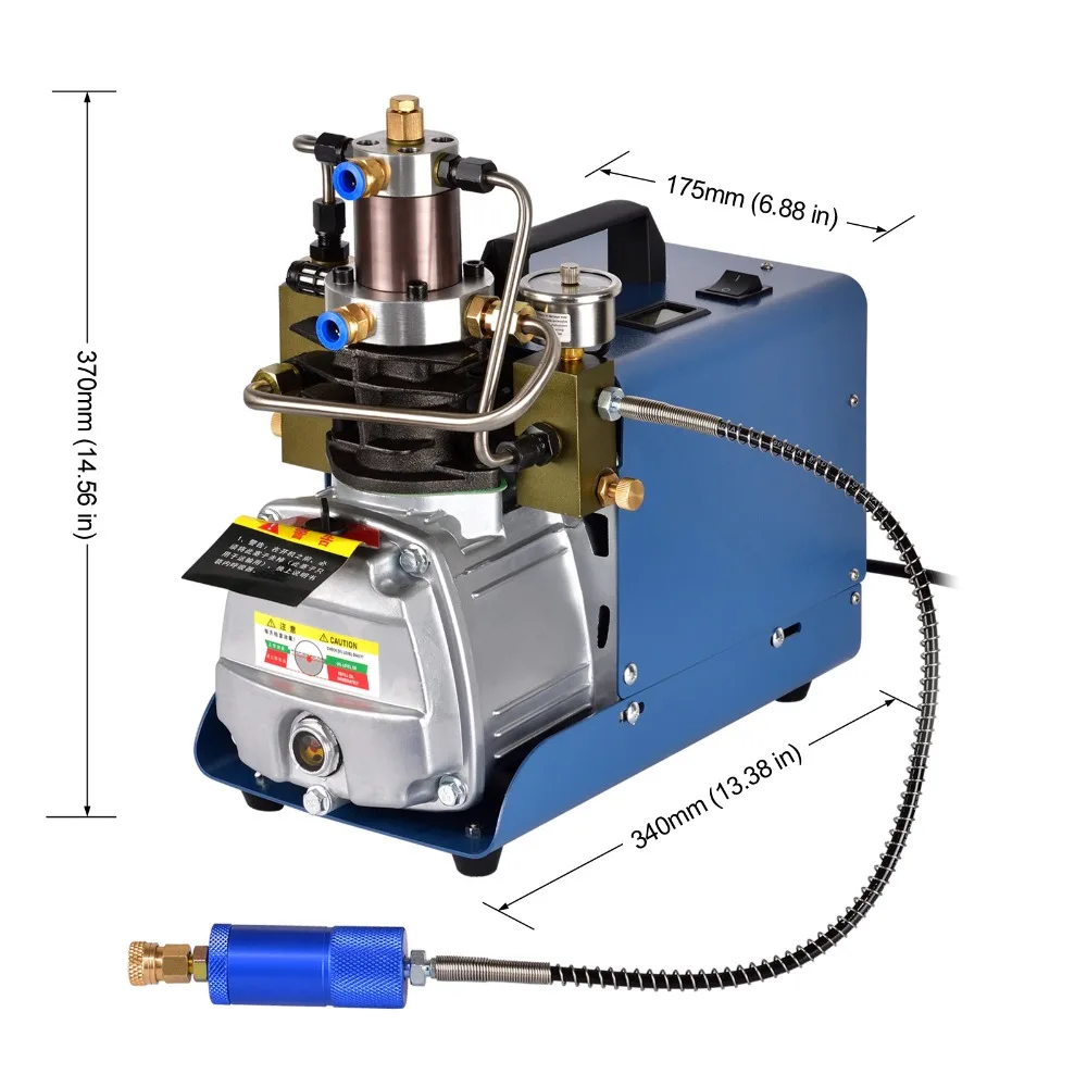 Электрический 220 В/110 в воздушный насос высокого давления обновленная версия 30 мпа 4500PSI Воздушный насос компрессор винтовка PCP акваланга Воздушный пистолет