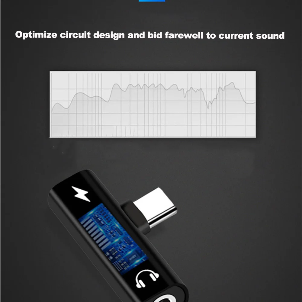 Аудиоадаптер с разъемом type-C 3,5 мм для зарядки huawei Xiaomi LG Smartisan htc Nubia Z17