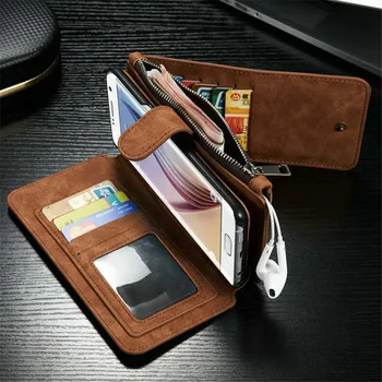 

Luxury Leather Case for Samsung Galaxy S9 S8 S7 S6 Edge Plus Note 8 5 Business Wallet Cover for iphone X SE 5 6 7 8 Plus Cases