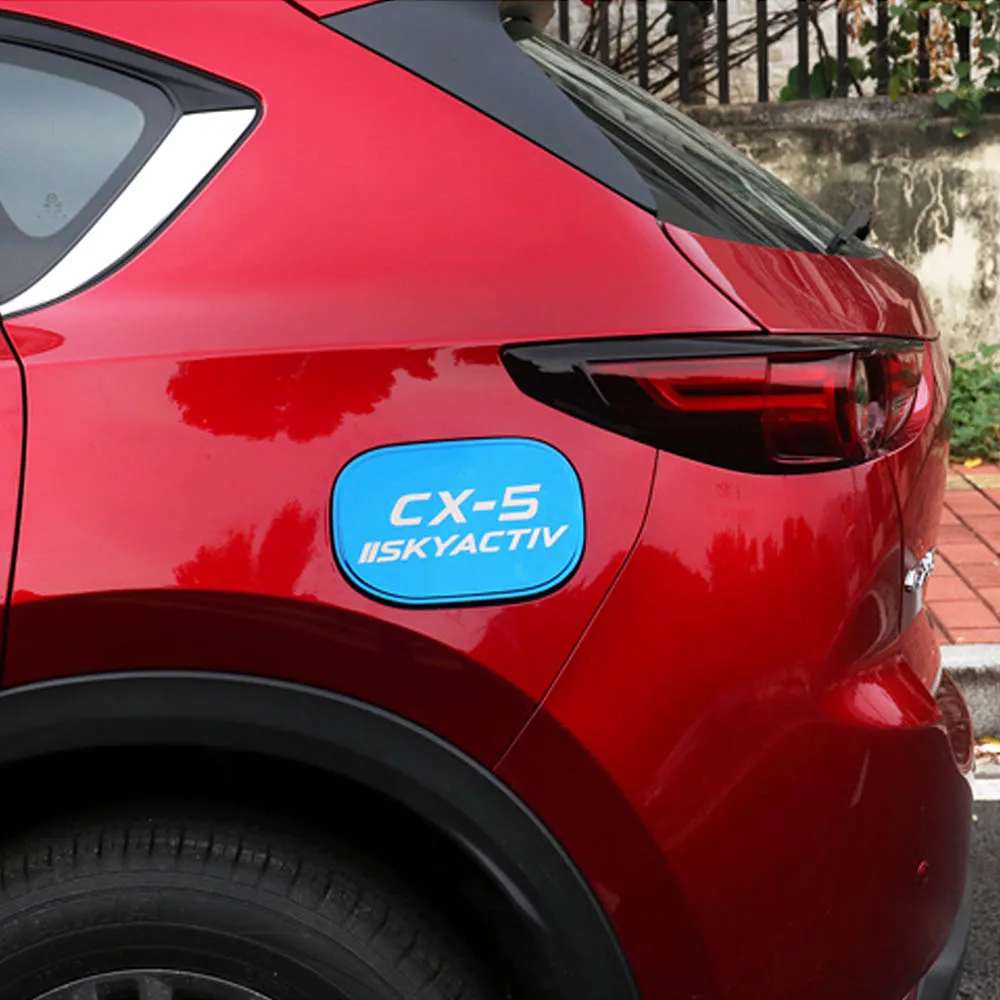 Для Mazda CX5,- автомобильный масляный топливный бак газовый колпачок накладка наклейка из нержавеющей стали наружный декоративный Стайлинг