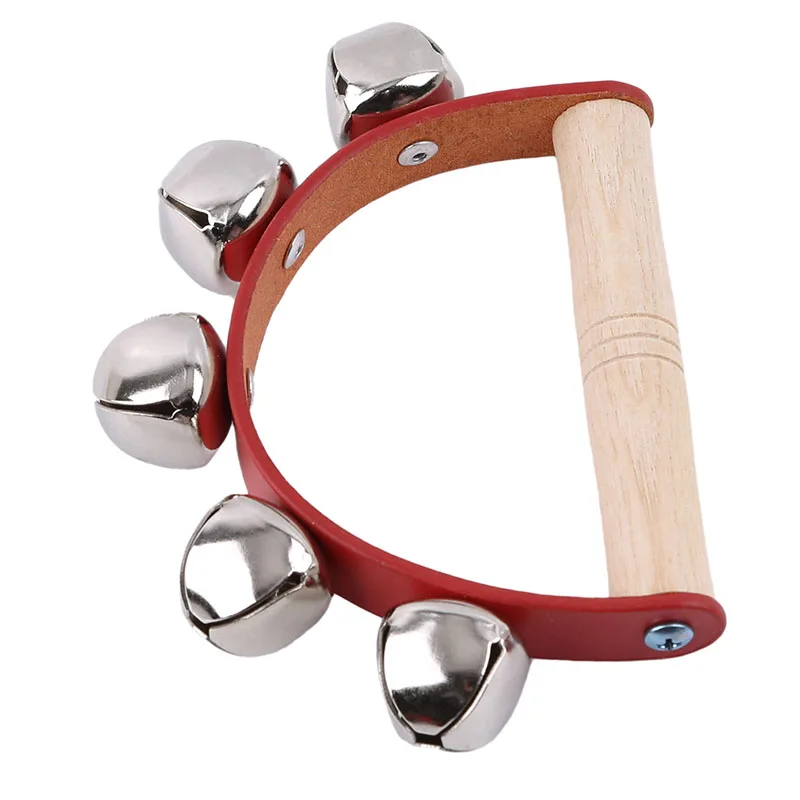 Деревянный детская игрушка-погремушка музыкальный инструмент Деревянный игрушки с колокольчиками для младенца Музыка обучения
