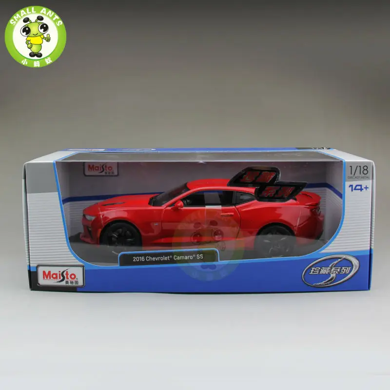 1/18 Chevrolet CAMARO SS литая под давлением модель автомобиля Maisto 31689 красный