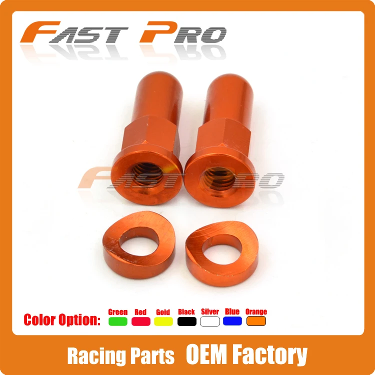 Оранжевый MX замок обода Чехлы гайки и шайбы засовы для KTM EXC excf SX SXF SXS MXC MX мотоцикл мотокросса Байк