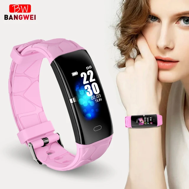 

LIGE Smart Bracelet Women IP68 Waterproof Fitness Tracker Blood Pressure Heart Rate Monitor Pedometer multi-function Sport Watch
