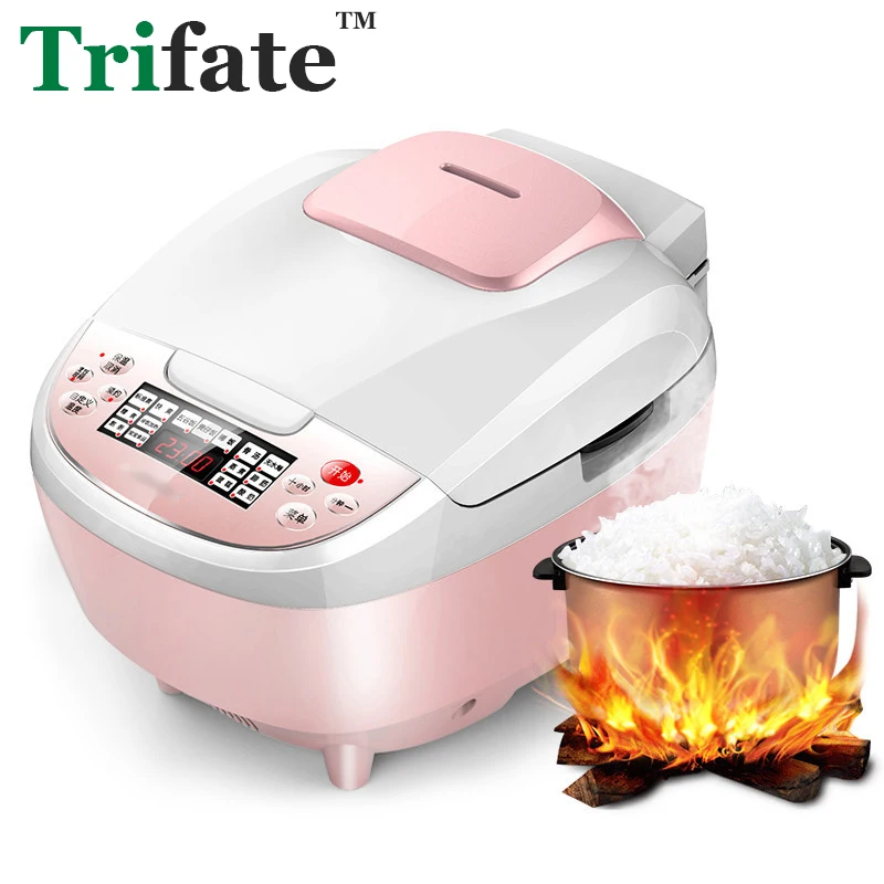 Многофункциональная розовая рисоварка P40 15 меню 4л квадратная рисоварка|rice cooker