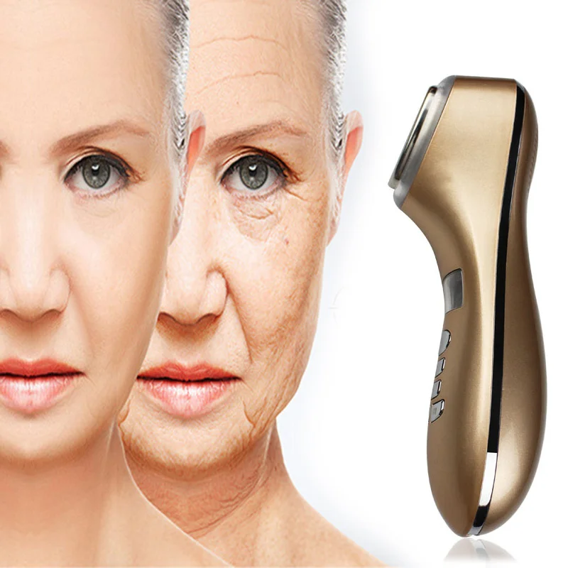 Cold Heat Ultrasonic Iontophoresis Derivation Beauty Apparatus Facial