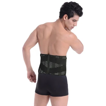 

2016 Adjustable Double Pull Banded Lumbar Waist Belt Support Back Waist Support Brace Aja Relieve Back Pain Lumbar Support Belt