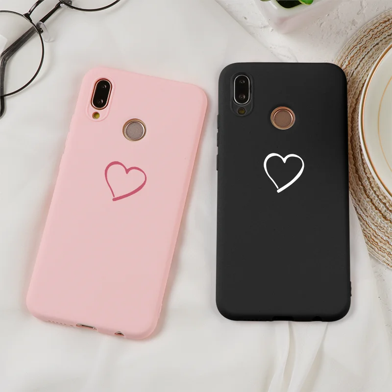 Силиконовый чехол с сердечками для Huawei Y6 Y7 Pro 2019 Mate 10 Lite P8 P9 P10 P20 P30 Honor Play 7A 8X 9 TPU