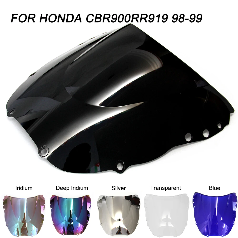 

For Honda CBR900RR Windscreen CBR919RR 1998 1999 Motorcycle CBR 900RR 919RR Windshield Wind Deflectors Screws Bolts Accessories