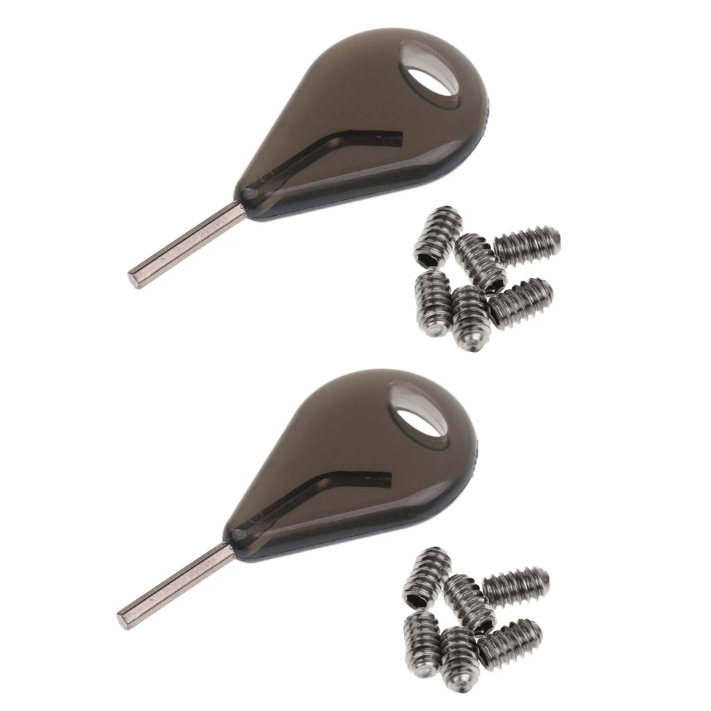 12 Pieces Fin Grub Screws + Durable Surfboard Fin Key SUP Surf Board Tool Surfing Accessory for Fins