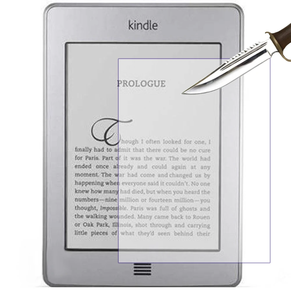 Закаленное стекло протектор экрана для Amazon kindle 3 3th 4th 5th поколения 6 ''клавиатура для замены экрана ereader защитная пленка