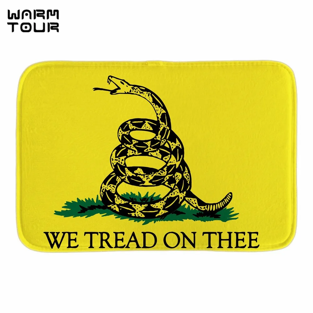 

WARM TOUR Cute Design No Step On Snek Door Mat Indoor Outdoor Bathroom Doormats For Home Office Bedroom Front Door Fabric Mats