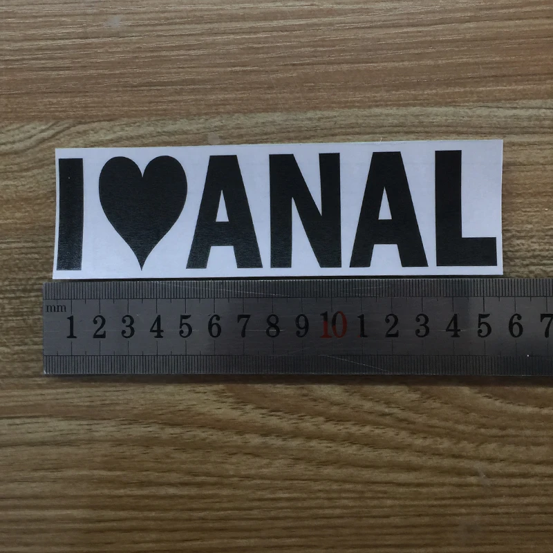 2018 горячая Распродажа Виниловая наклейка с надписью I Love анальный Забавный гей