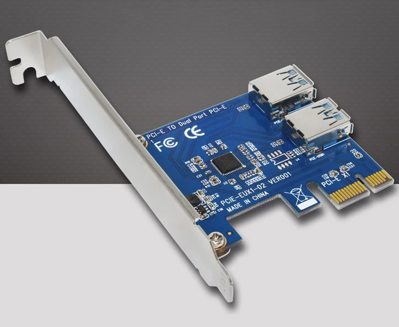 Карта расширения PCIE PCI на 2 порта USB 3 0 адаптер контроллера концентратора