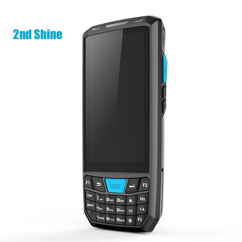  Rugged Mobile Computer Wireless Barcode Scanner with Memory Handheld Android POS Terminal 4.5inch T