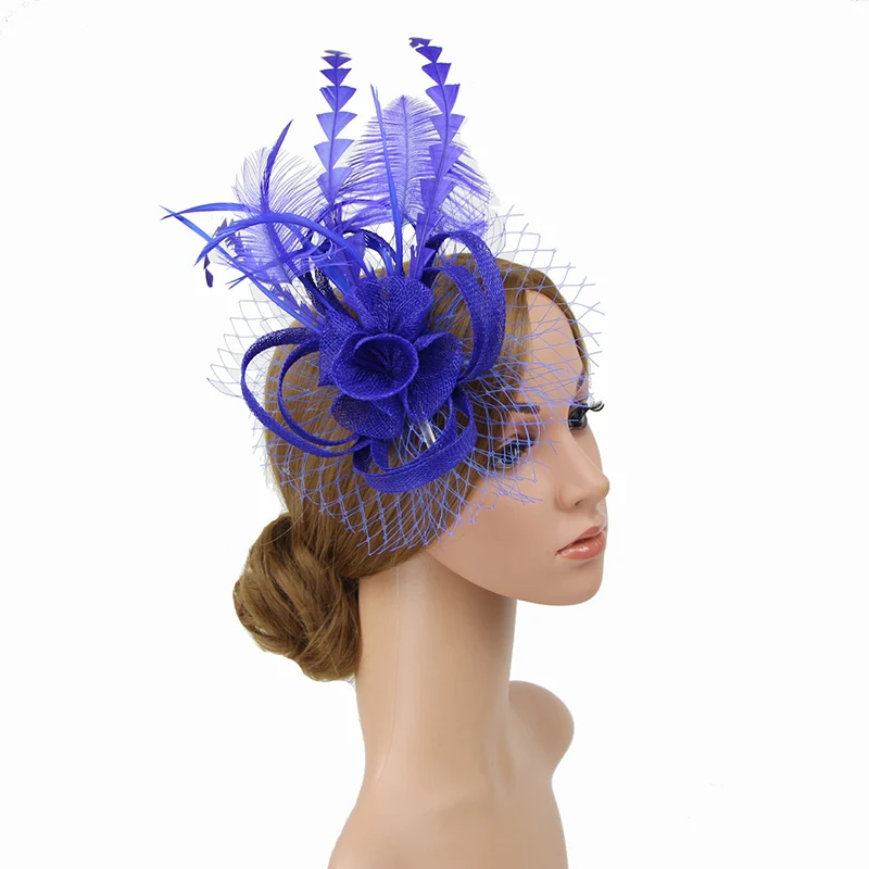 First female bride headdress female church hats royal hat banquet charming hat hairpin hair band caps derby cap
