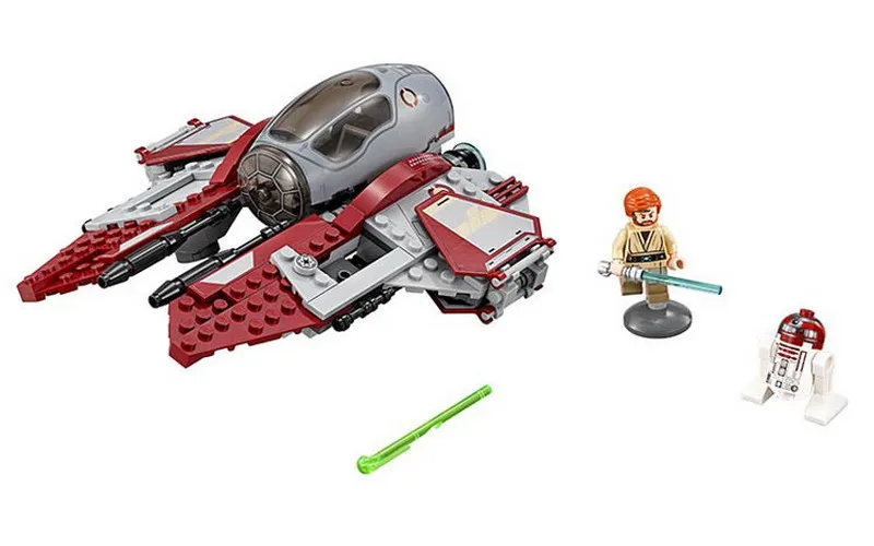 10575 Бэйл Оби из Звездных войн Wan's Jedi модель перехватчика здание блоки просвещать