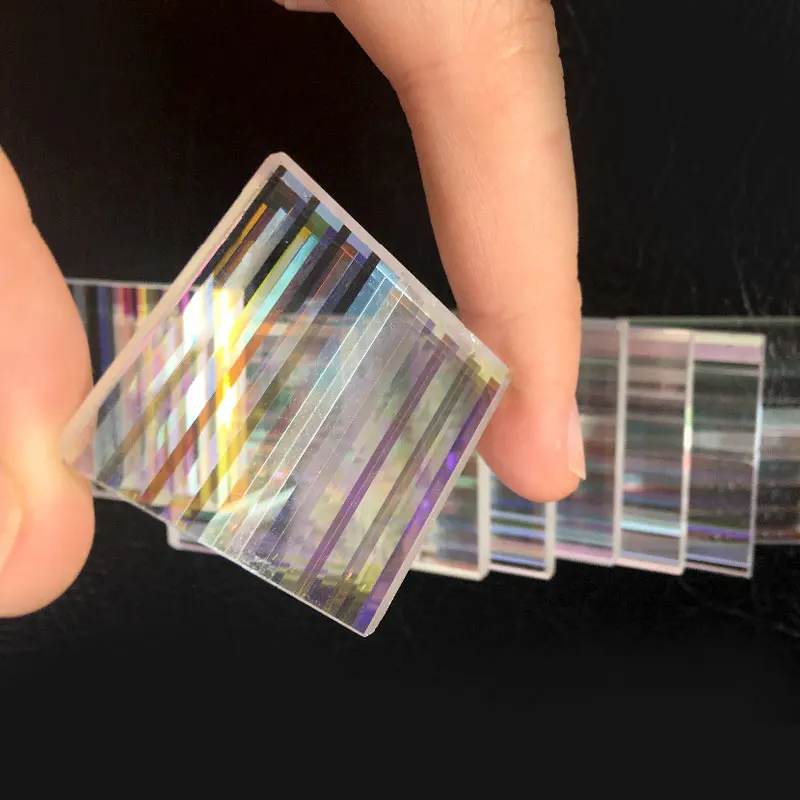 

100PCS Defective Projector PBS Optical Glass Prism Researching Teaching Tool DIY Decoration