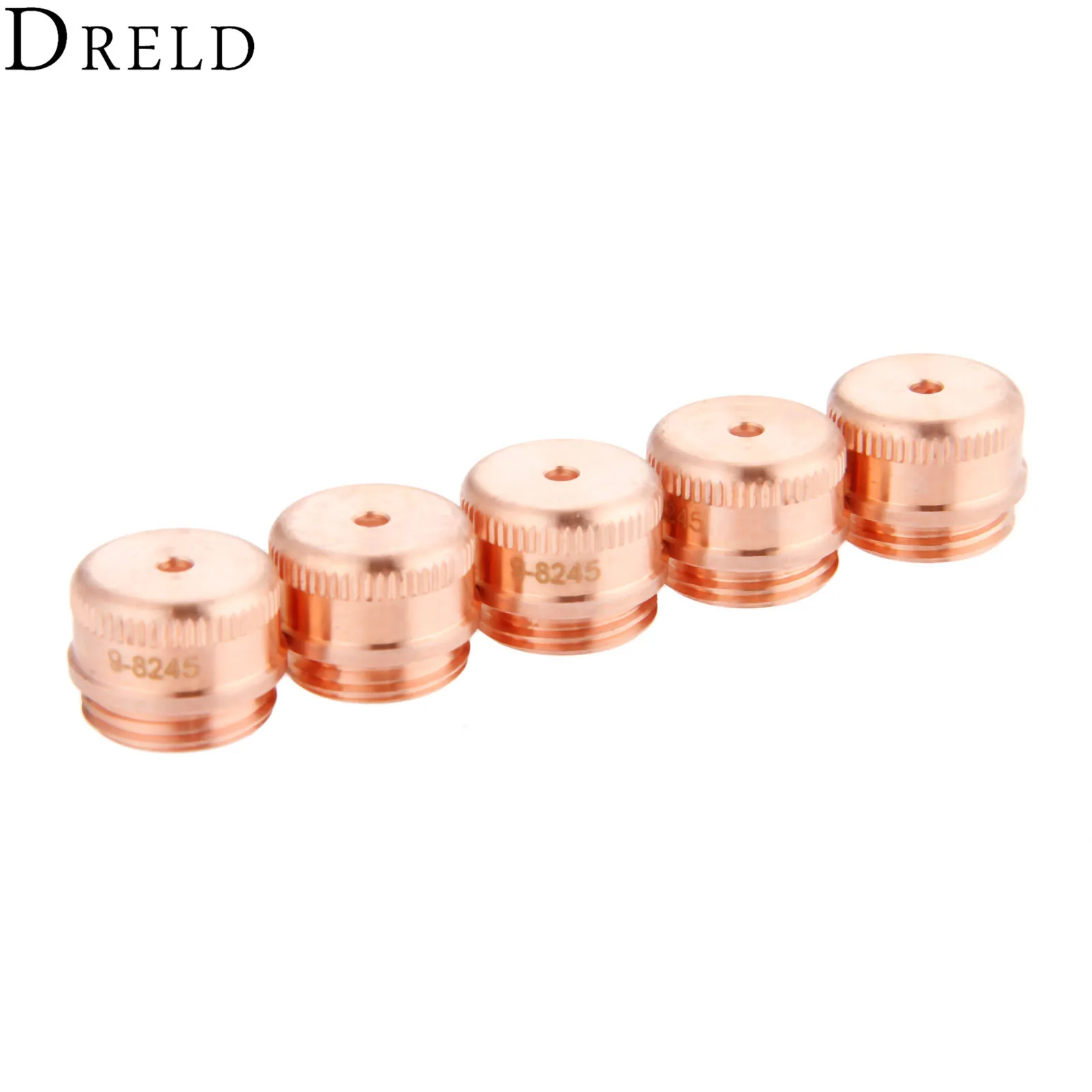 DRELD 5Pc Plasma Shield Cap 9-8245 For SL60 SL100 Plasma Cutter Torch Consumables Accessories 40A-60A Welding Soldering Supplies