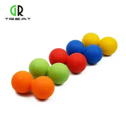 GR Treat арахис Массажный мяч многоцветные TPE мячи для лечебной терапии Лакросс мяч в фитнес прокатки массажный мяч