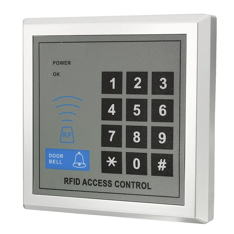 

Durable Quality  Plastic Security Electronic RFID Proximity Entry Door Lock Access Control System 11.5X11.5X2.5cm Free Shipping