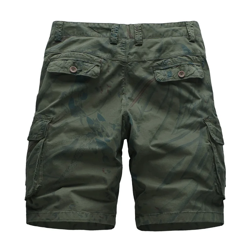 2019 New Summer Multi-pocket Camouflage Mens Shorts Casual Loose Camo Knee-length Mens outdoor Cargo Shorts 2019 New Summer Multi-pocket Camouflage Mens Shorts Casual Loose Camo Knee-length Mens outdoor Cargo Shorts