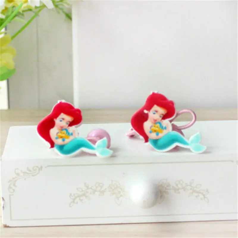 2pcs/lot Frozen Children's Doll Accessories Hair Accessories Cartoon Princess Minnie Sophia Hair rope 2pcs/lot Frozen Children's Doll Accessories Hair Accessories Cartoon Princess Minnie Sophia Hair rope