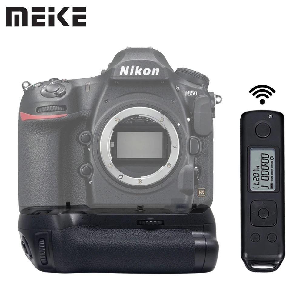 Mcoplus-Meike-MK-D850-Pro-Vertical-Battery-Grip-with-2-4G-Hz-Wireless-Remote-Control-for