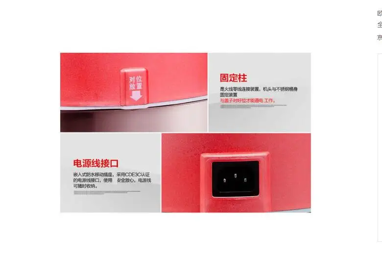 Китай OUKE DS100B-05 не чистая соевого молока красный машина из нержавеющей стали коммерческих прибор для приготовления соевого молока 10L