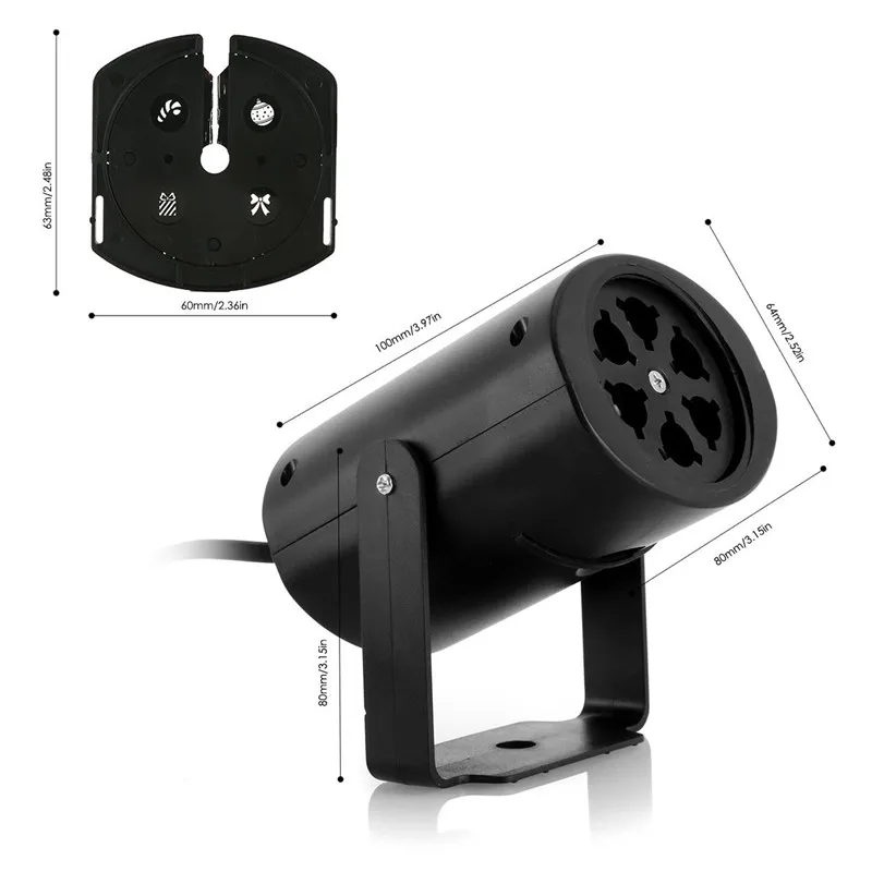 Tanbaby Mini EU/US 100-240V Holiday light led projector spotlight with 4 slides Indoor/Outdoor Christmas,Party decoration Tanbaby Mini EU/US 100-240V Holiday light led projector spotlight with 4 slides Indoor/Outdoor Christmas,Party decoration