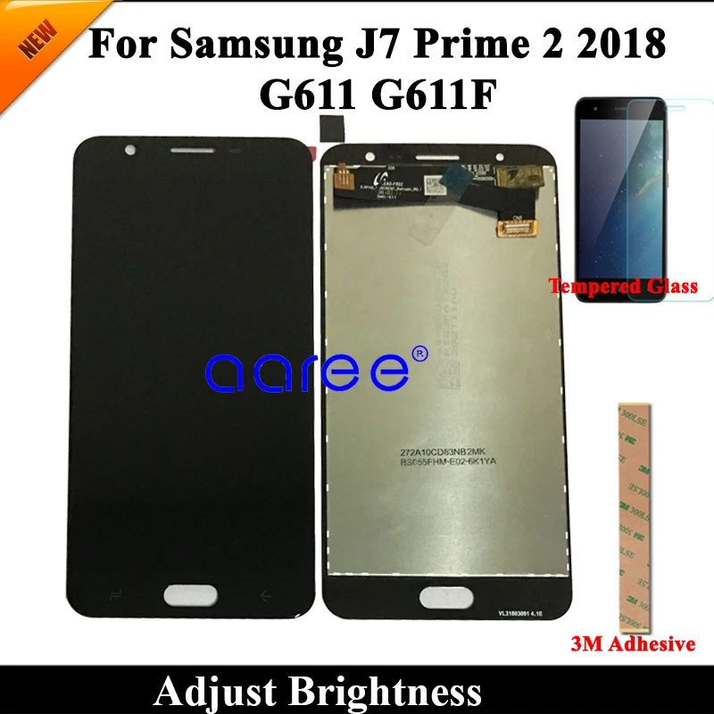 ЖК-дисплей для Samsung J7 Prime 2 2018 G611F G611 с сенсорным экраном и дигитайзером в сборе |
