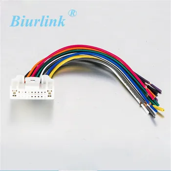 

Biurlink 5Pcs Remale/Male Car Radio Tail Line Wire Harness Adapter for Nissan Qashqai LIVINA TIIDA