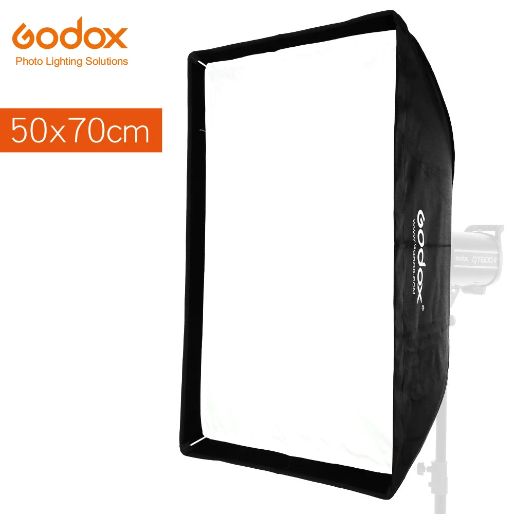 Godox SB-UE 50x70 см 16,7* дюйма Портативный Прямоугольный Зонт софтбокс с креплением Bowens для студийной вспышки DDE300 DE400 SK300