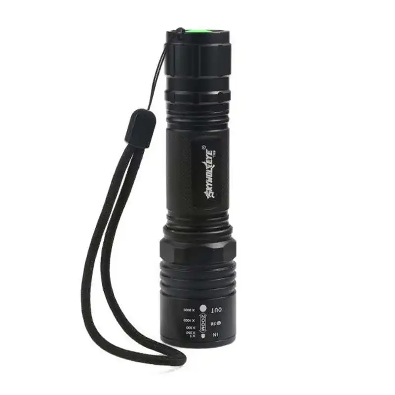 4000LM Zoomable XM-L T6 LED led flashlight 18650 High Power Flashlight Torch Lamp 5 Modes powerful led flashlight #4S4 (6)