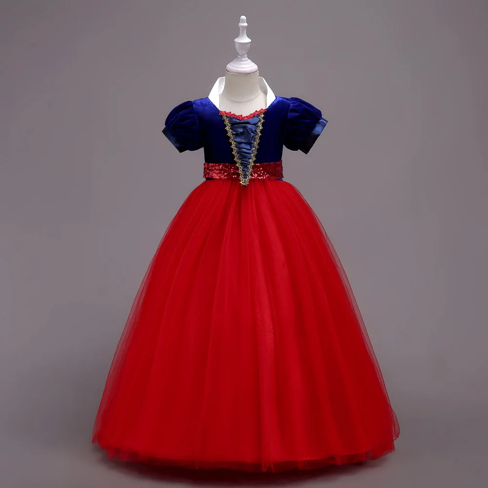 

BABY Princess Infant Snow White Costume Girl Halloween Outfits Dress Up Kids Party Wear Children Girls Cosplay Dresses 5-16 YEAR