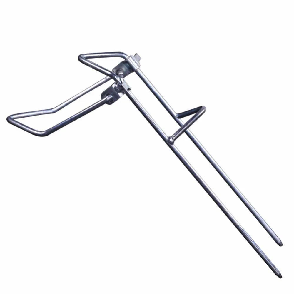 2pcs/lot Fishing Rod Holder 26x6cm Protable Spinning Telescopic Steel