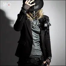 Весна мужской Модный повседневный костюм куртка одна застежка Тонкий маленький костюм tide блейзеры певица ночной клуб костюмы одежда