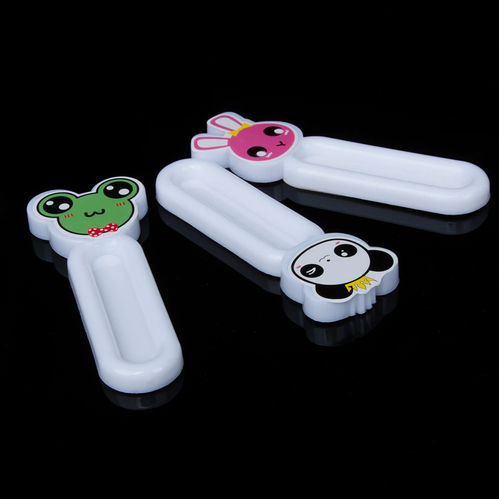 

4pcs/set Durable ABS Cartoon Wardrobe Door Pulls Drawer Cabinet Window Handle Door-Opening Sliding Paste Knobs Furniture