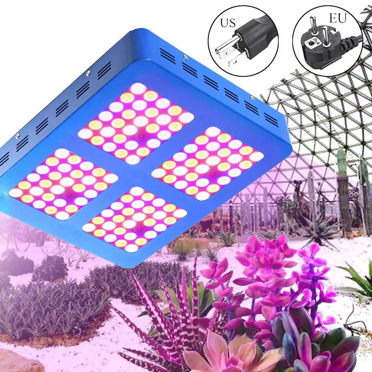 

Smuxi LED Grow Light 600W Full Spectrum Hydroponics For Indoor Greenhouse Grow Tent Plants Grow LED Light Succulents Bloom