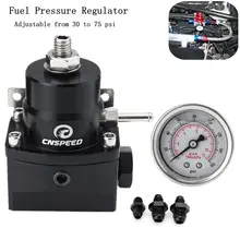Универсальный AN8 автомобиля высокого Давление регулятор топлива-8AN 8/8/6 EFI топлива Давление регулятор с Boost