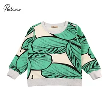 pudcoco Newest Arrivals Hot Fall Baby Boy Kids Long Sleeve Casual T-shirt Kids Adorable Pullover Autumn Spring Simple Basic Tops