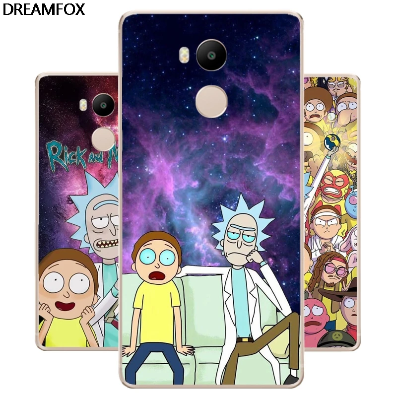 DREAMFOX L600 Rick And Morty Мягкий ТПУ силиконовый чехол для Xiaomi Redmi Note 3 4 5 Plus 3S 4A 4X 5A Pro Global |