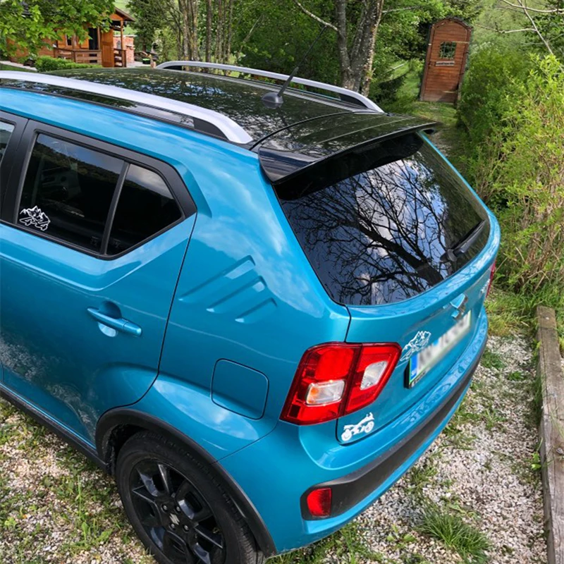 Для Suzuki Ignis заднее крыло спойлера, на крышке багажника Спойлеры крыльев краска ABS 3M паста EMS транспорта