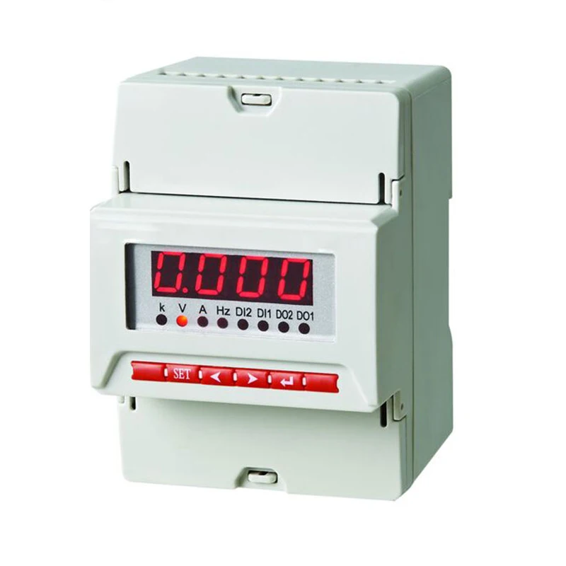 Цифровой вольтметр Din переменного тока 0 450 в наличии|din voltmeter|voltage meterdigital din |