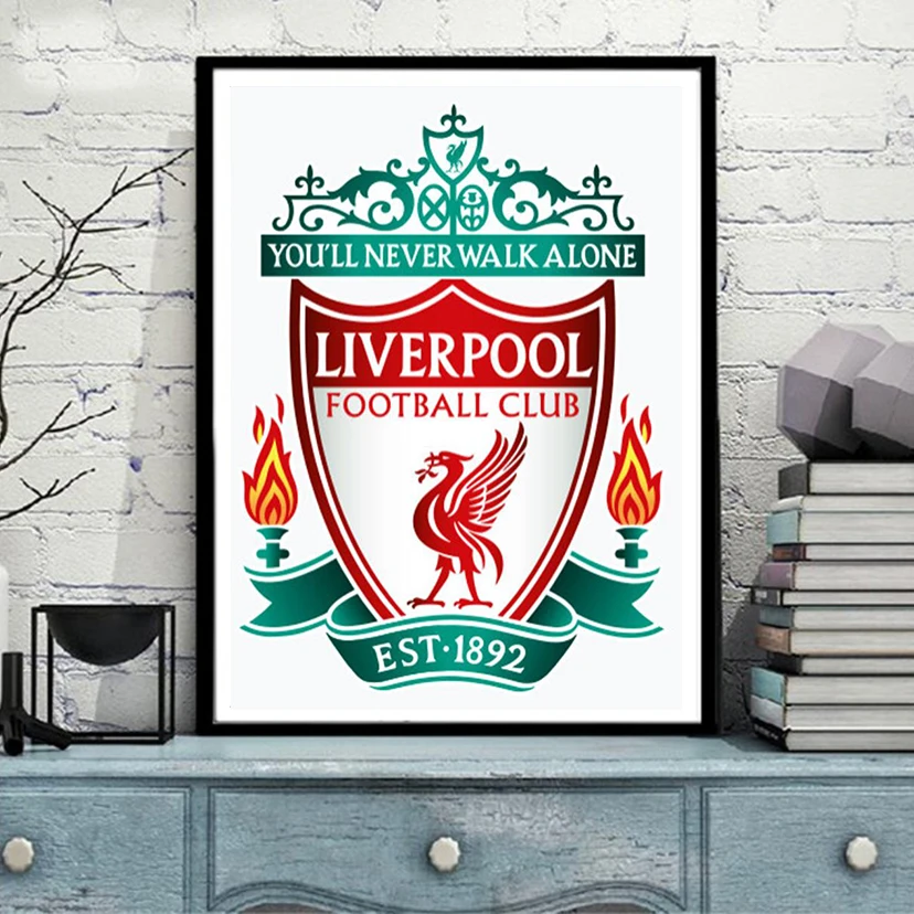 

5D DIY Diamond Painting Diamond Embroidery Full pasted pictures of Rhinestones Cross Stitch Liverpool football team sign