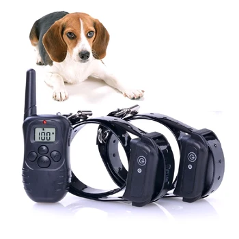 

WODONDOG M998-2 300M Pet Dog Collar Training Electric Shock Collar waterproof Collars Remote Control Rechargeable LCD For 2 Dog